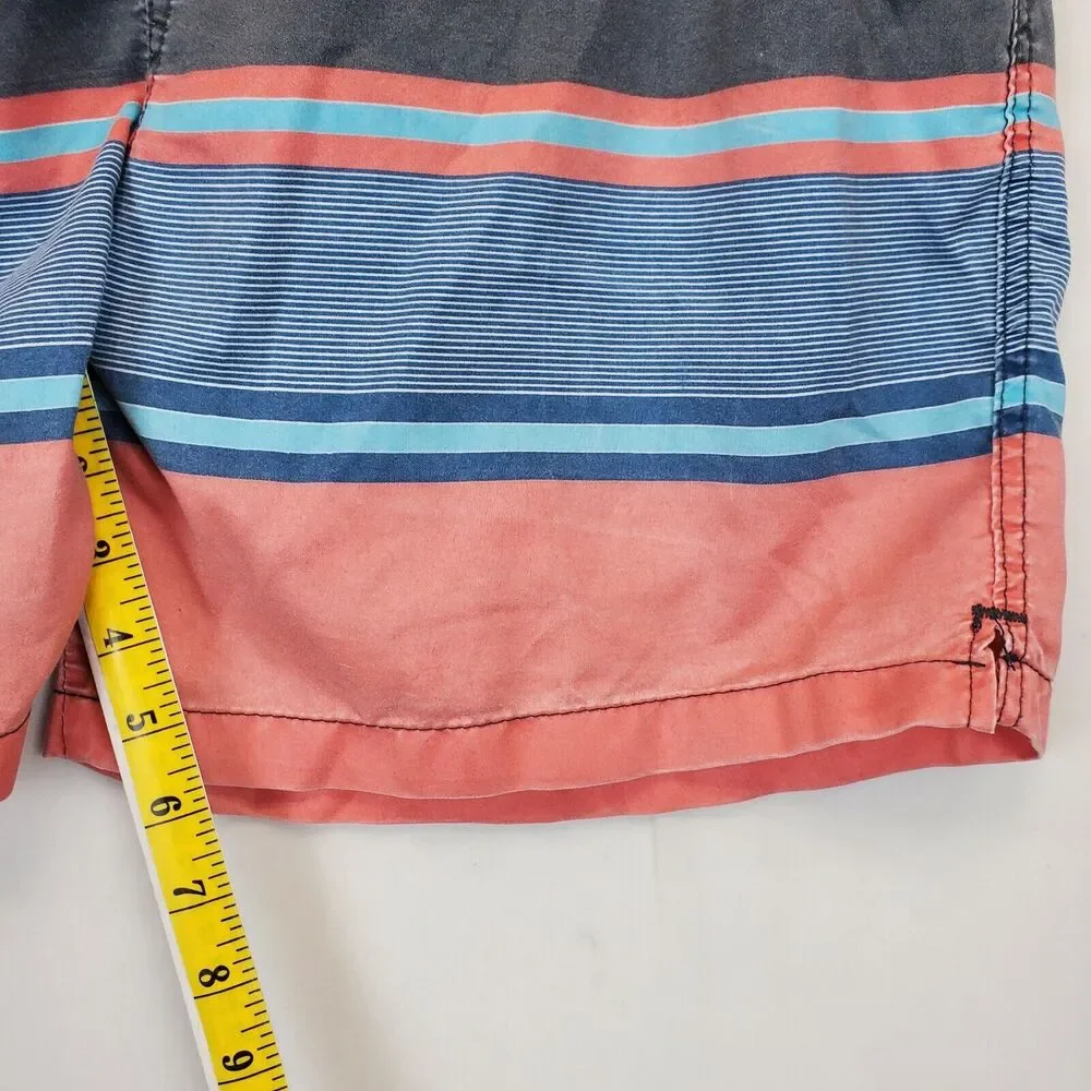 Ingear Swim Trunks Men XL 40 / 42 Drawstring Mesh Lining Beach Shorts Blue